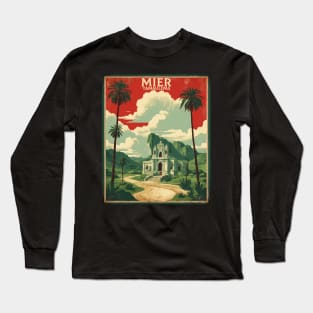 Mier Tamaulipas Mexico Vintage Tourism Travel Long Sleeve T-Shirt